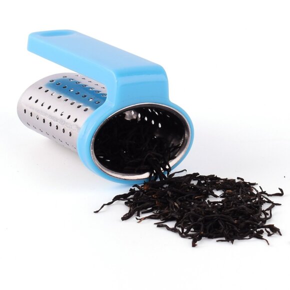 Stainless Steel Tea Filter with a Hook Silicone Handle, The Hook EasilyHung3Pack - Picture 2 of 10